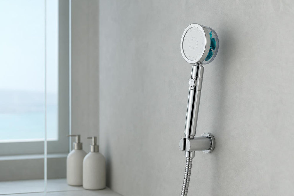 Hydreeva instalado en una ducha de diseño
